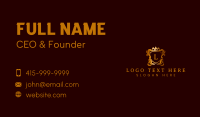 Crown Crest Shield Business Card Image Preview