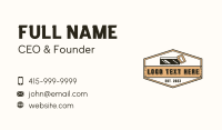 Backsaw Tool Woodwork Business Card Preview