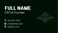 Luxury Vine Garden Business Card Image Preview