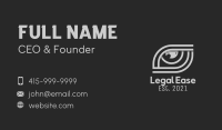 Grey Eye Outline  Business Card Image Preview