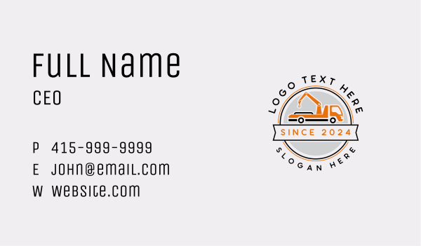 Freight Mover Trucking Business Card Design Image Preview