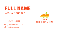 Healthy Fresh Burger Business Card Image Preview