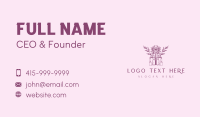 Cosmetics Floral Makeup Business Card Preview