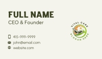 Lawn Mower Gardening Business Card Design