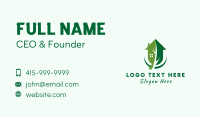 House Residential Leaf Business Card Image Preview