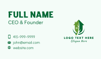 House Residential Leaf Business Card Preview