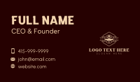 Crosscut Saw Mallet Business Card Preview