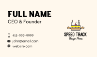 Birthday Cake Rolling Pin Business Card Image Preview