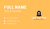 Grim Reaper Skull Business Card Preview