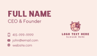 Cute Cow Head  Business Card Image Preview