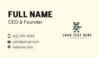 Kung Fu Panda Mascot Business Card Preview