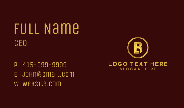 Luxury Banking Finance Business Card Design Image Preview