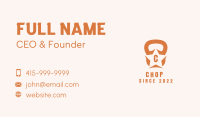 Star Kettlebell Letter Business Card Image Preview