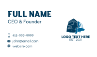 Transportation Automotive Truck  Business Card Design