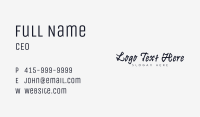 Cursive Beauty Wordmark Business Card Image Preview