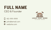 Hammer Maintenance Repair Business Card Design