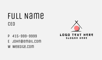 Japanese Sushi House Business Card Image Preview