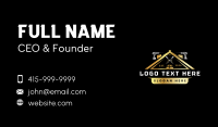 House Drill Construction Business Card Design