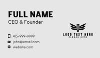 Black Piston Wings Business Card Image Preview