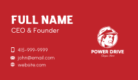 Red Man Hat Business Card Image Preview