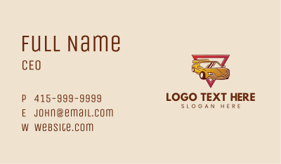 Car Mechanic Garage Business Card Image Preview