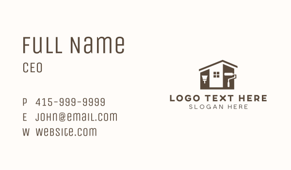 House Carpentry Renovation Business Card Design Image Preview