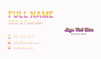 Generic Playful Boutique Business Card Image Preview