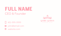 Pink Heart Hanger Business Card Image Preview