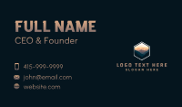 Outdoor Mountain Adventure Business Card Design