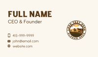 Camel Desert Sand Business Card Design