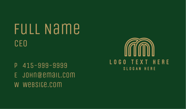 Dome Structure Property  Business Card Design Image Preview