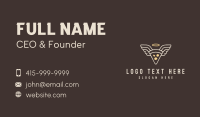 Pizza Angel Slice Business Card Design