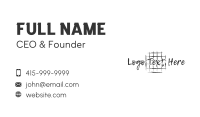 Led Pencil Wordmark Business Card Image Preview