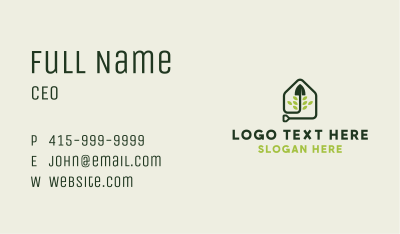 Shovel House Garden Business Card Image Preview