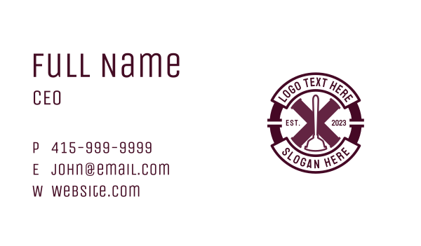 Pipe Fix Handyman Business Card Design Image Preview