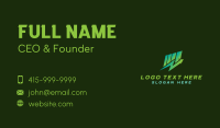 Corporate Financing Arrow Business Card Design