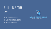 Janitor Sanitation Mop  Business Card Image Preview