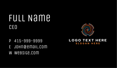 Vortex Circuitry Technology Business Card Image Preview