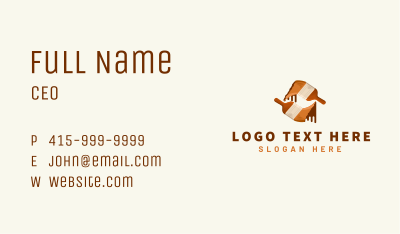 Paintbrush Painter Tool Business Card Image Preview
