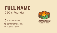 Meadow Sunrise Badge Business Card Image Preview