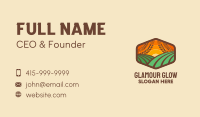 Meadow Sunrise Badge Business Card Image Preview