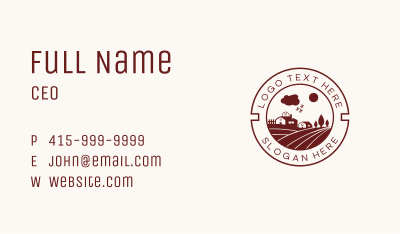 Countryside Farm Ranch Business Card