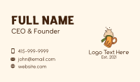 Beer Foam Pub Business Card Image Preview