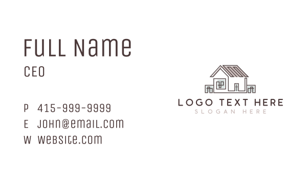 House Contractor Builder Business Card Design Image Preview