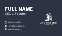 Woman Angel  Guardian Business Card Preview