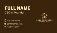 Premium Star Fold Business Card Design