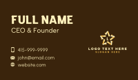 Premium Star Fold Business Card Image Preview