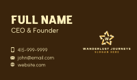 Premium Star Fold Business Card Image Preview