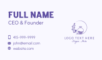 Lavender Potion Fragrance Business Card Design