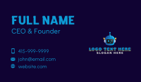 Cute Tech Robot Business Card Image Preview